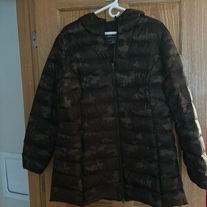 Eddie Bauer Camouflage Down Coat